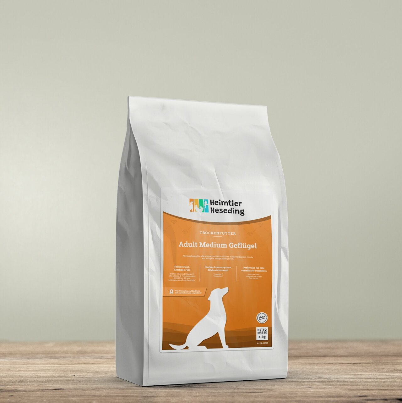Trockenfutter Hund - Adult Medium Geflügel, 5 kg