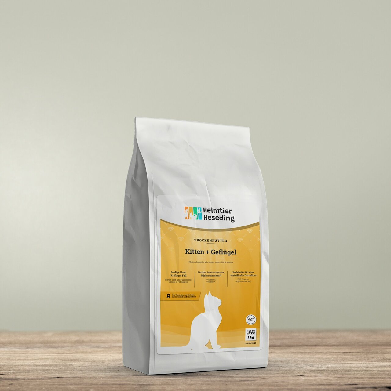 Trockenfutter Katze - Kitten + Geflügel, 2 kg Image 1
