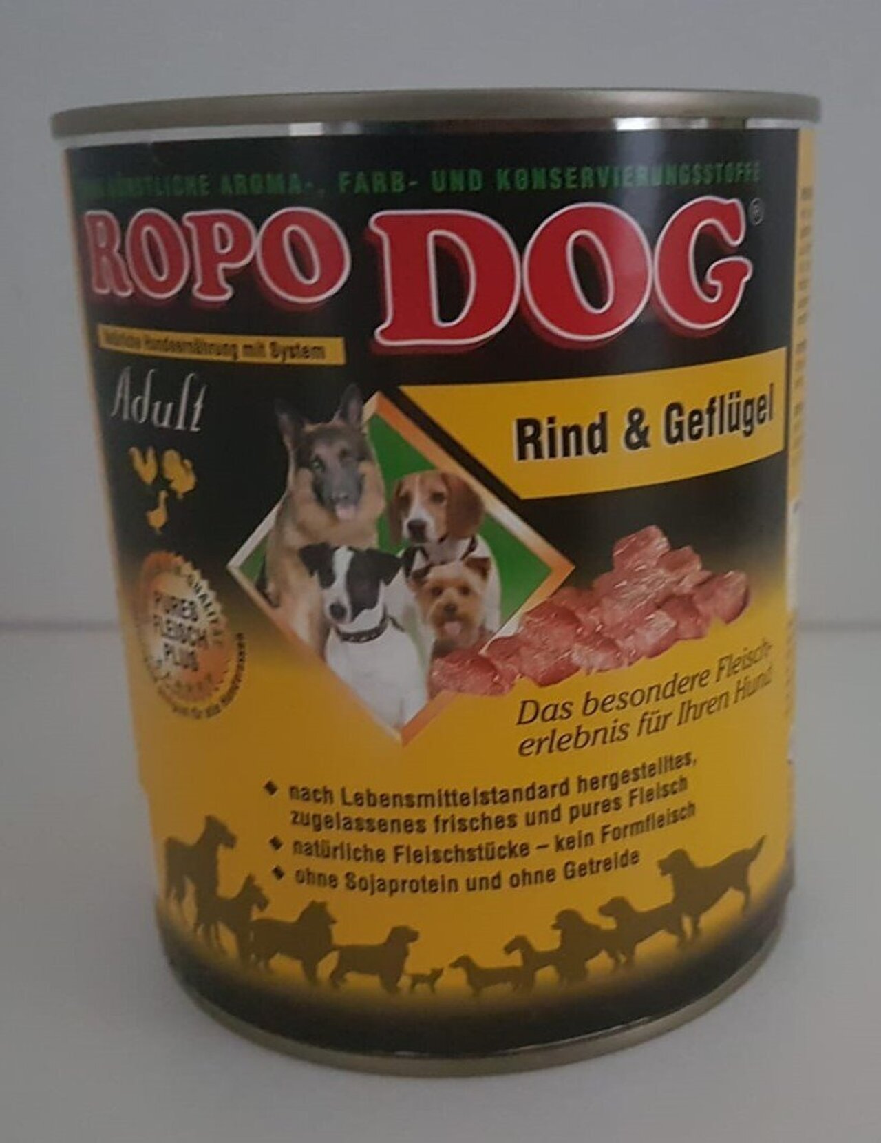 ROPODOG Rind & Geflügel 800g Image 1