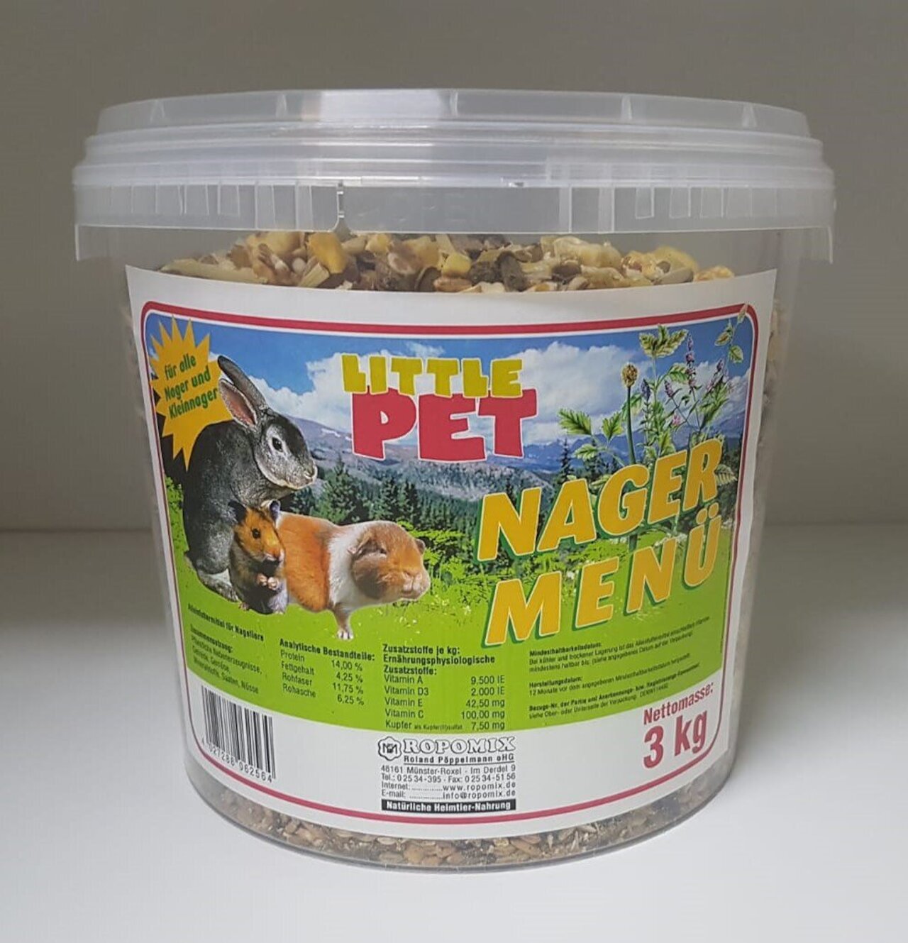 NHM3 Nager-Menü 3kg - für alle Nager Image 1