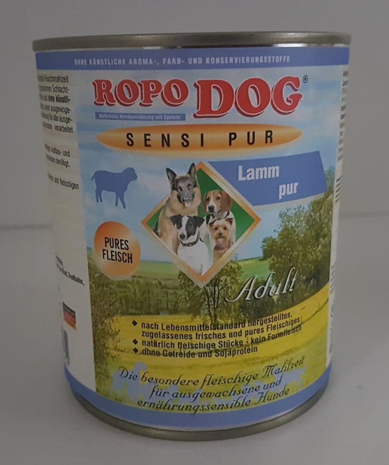 ROPODOG Sensi pur 800g - Lamm pur Image 1