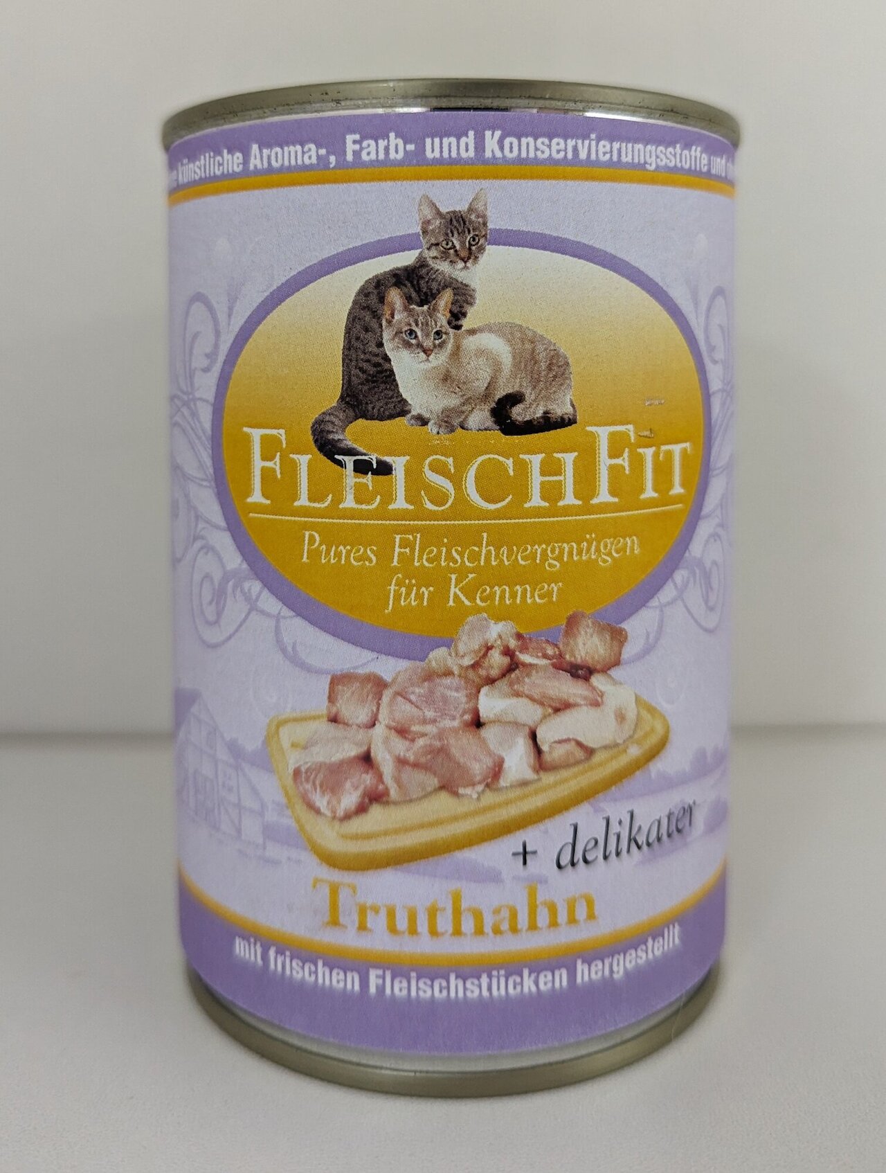 FleischFit für Katzen 400g + Delikater Truthan Image 1