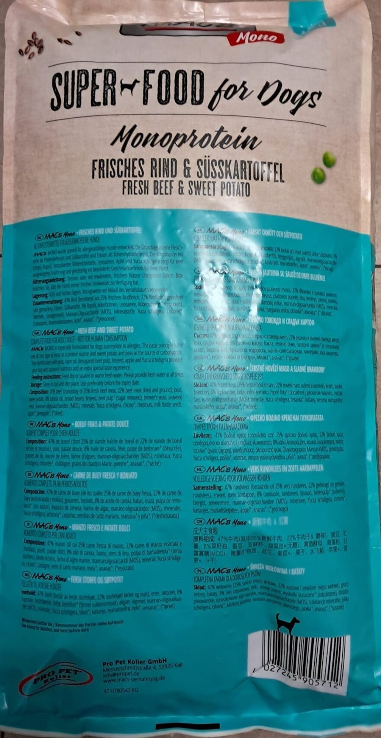 SUPER FOOD for Dogs - Monoprotein - Frisches Rind & Süßkartoffeln Image 2